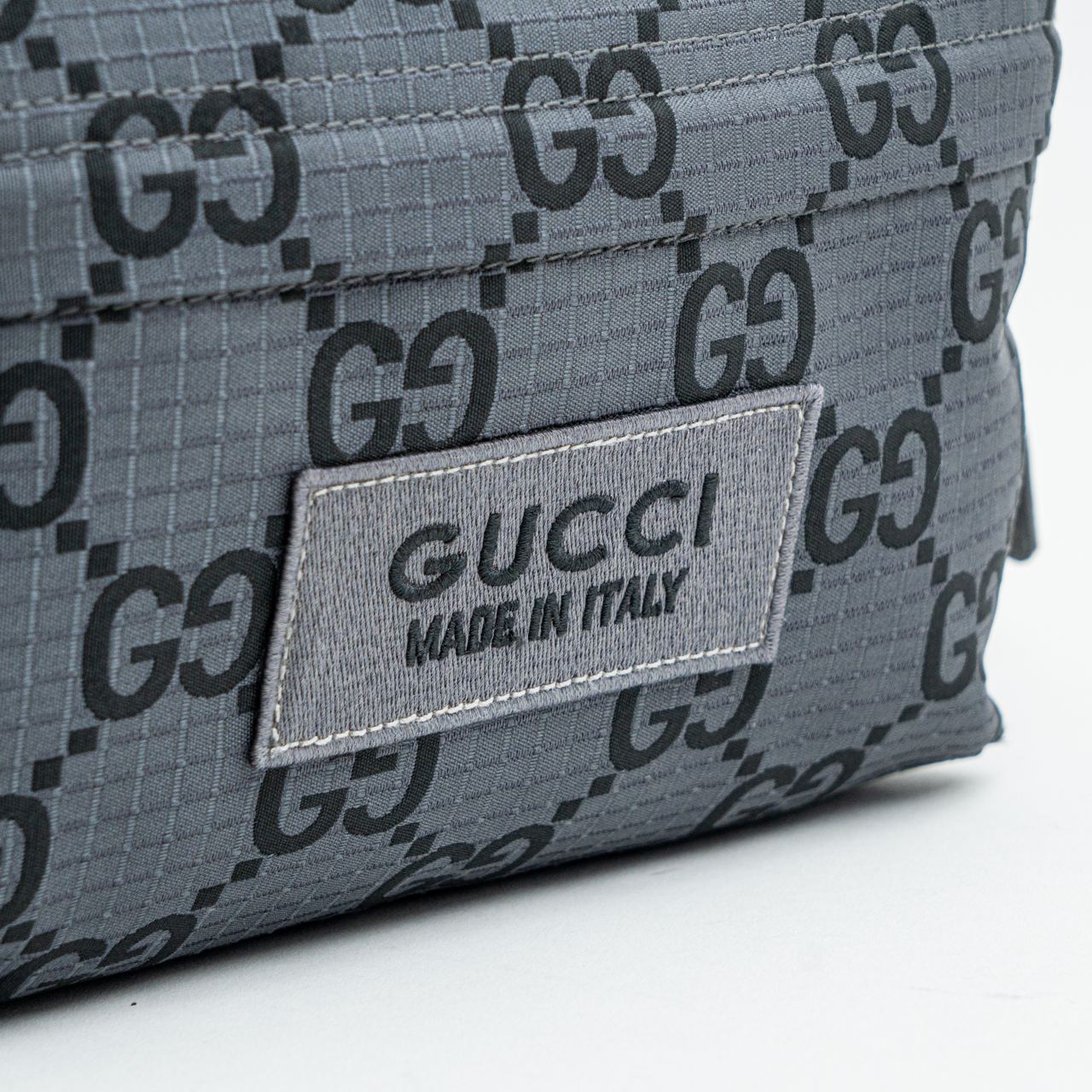 Gucci GG Medium Polyester Crossbody Bag Dark Grey – voilà.id