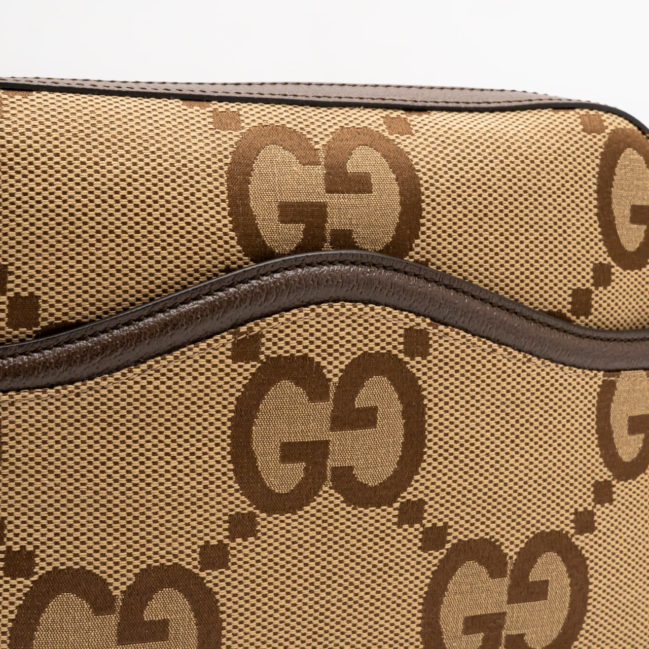 Gucci Messenger Bag Jumbo GG Beige Brown – voilà.id