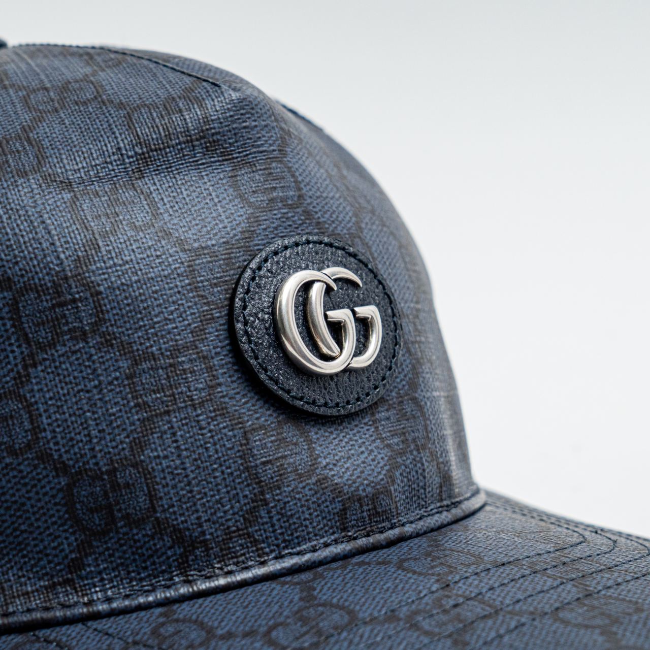 Gucci Double G Enamel Logo Supreme Baseball Hat Blue – voilà.id