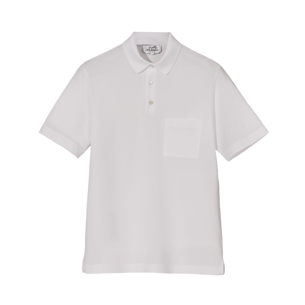 HERMES || Luxury H Logo Cotton Long Sleeve Polo T-Shirt – FASHION