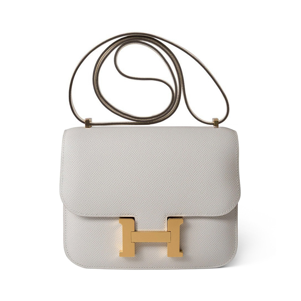 Constance 18 Gris Pale Epsom Ghw B