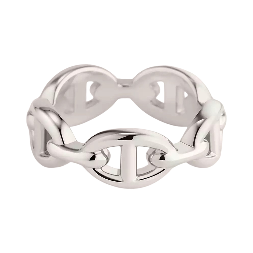 【HERMES】Chaine d'Ancre Twist ring, small model Chaine d'ancre Enchainee ring, small model | Hermès USA
