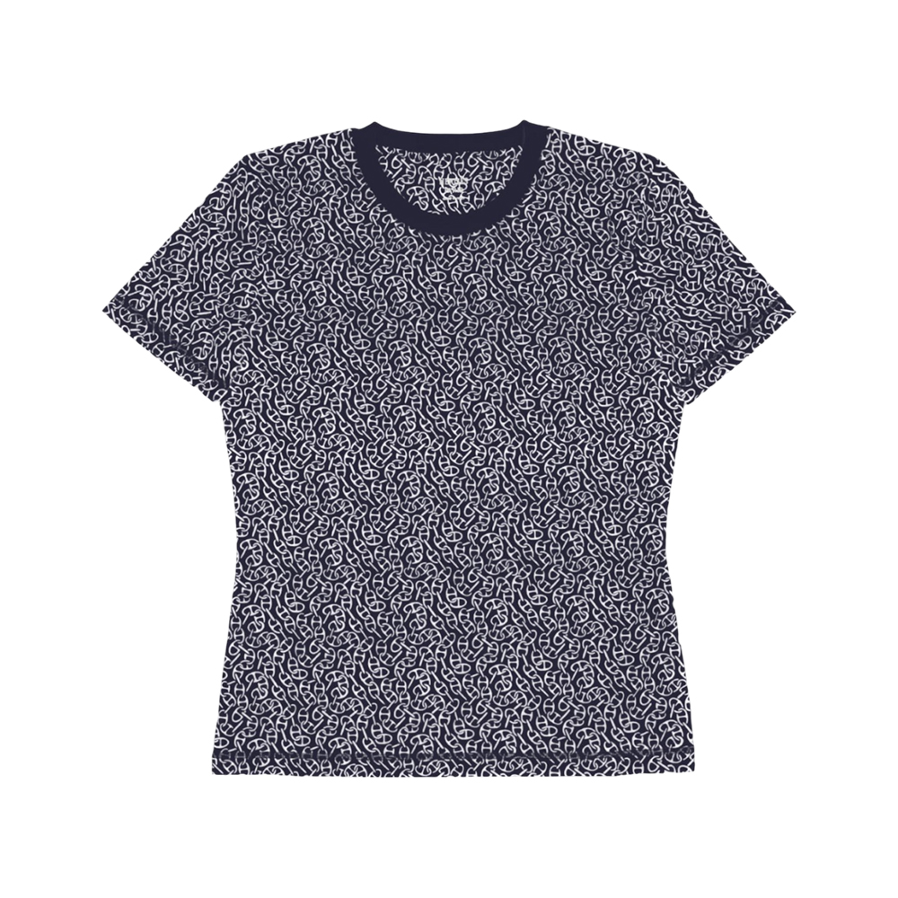 エルメス HERMES ナウサ シェーヌ NAOUSSA CHAINE 4E4649DB Tシャツ HERMES - エルメス HERMES ナウサ シェーヌ NAOUSSA CHAINE 4E4649DB T