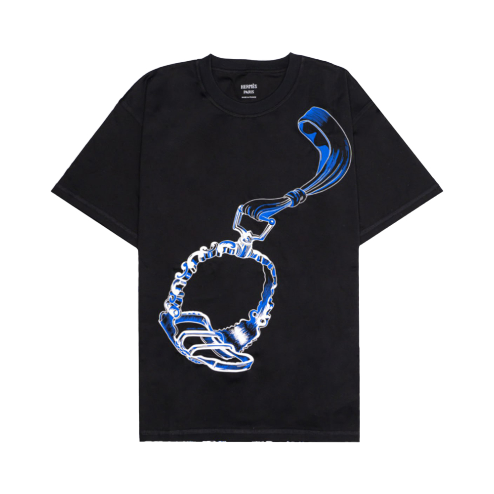 Hermès Etriers Print Maxi T-Shirt Black – voilà.id