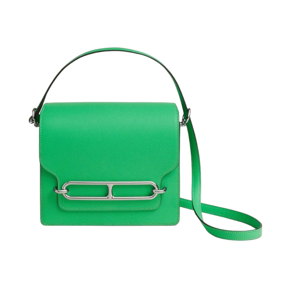 Hermes Mini Roulis Vert Comic Evercolor Phw B with Vert Fizz Inside