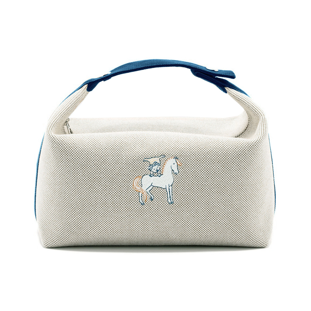 Hermès Bride-a-Brac Cabriole GM Case Blue – voilà.id