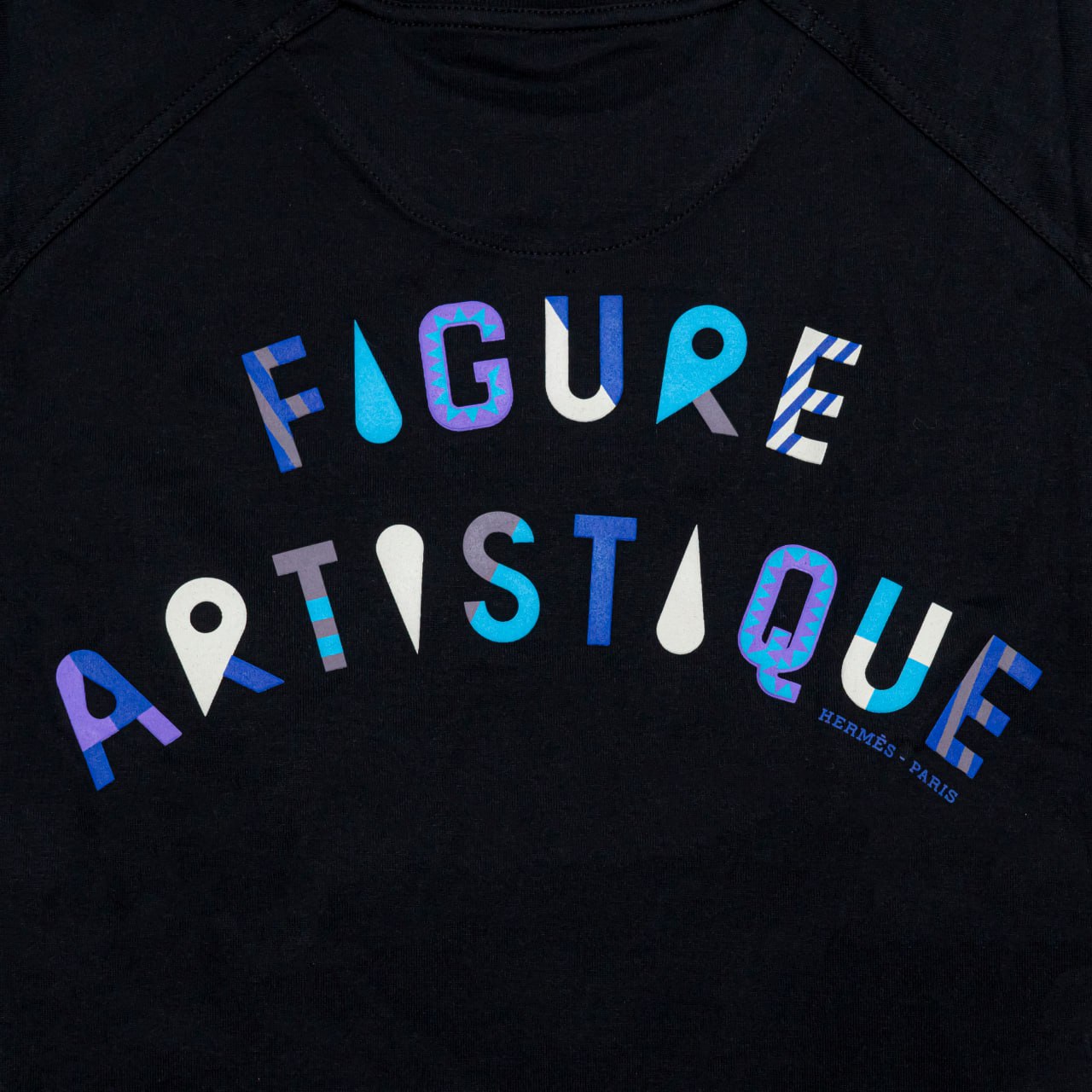 新作！【HERMES】「Figure Artistique」プリント Ｔシャツ Figure Artistique