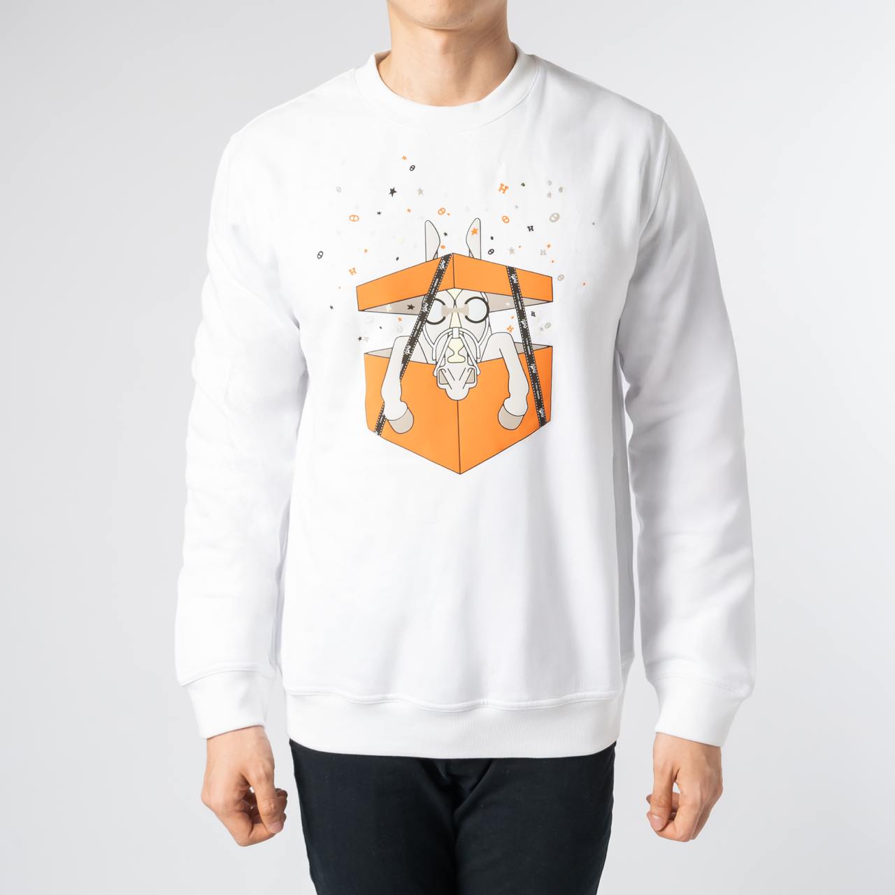 【HERMES】Boite Surprise スウェット hermes-Marine-Boite-Surprise-