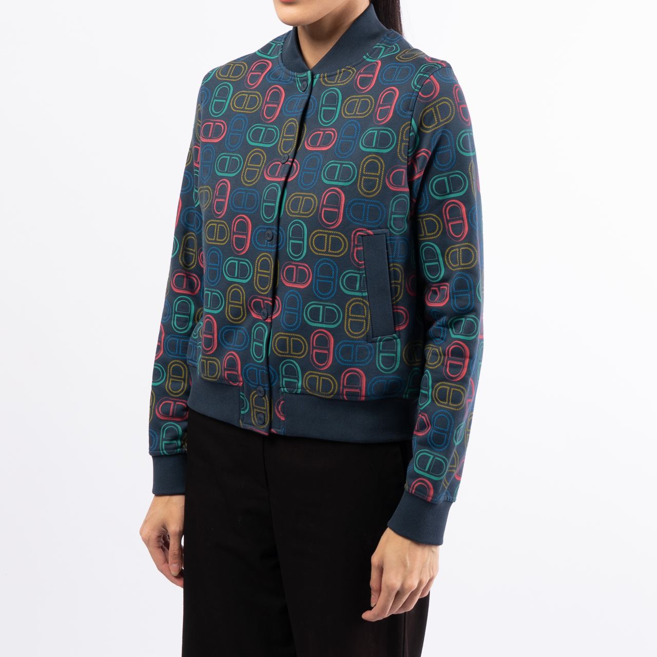 Hermès Chaine d'Ancre Varsity Jacket Bleu Abysse – voilà.id
