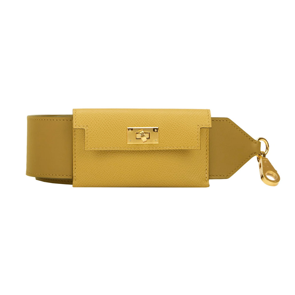 Hermès Kelly Pocket Bag Strap Sesame Epsom Ghw –