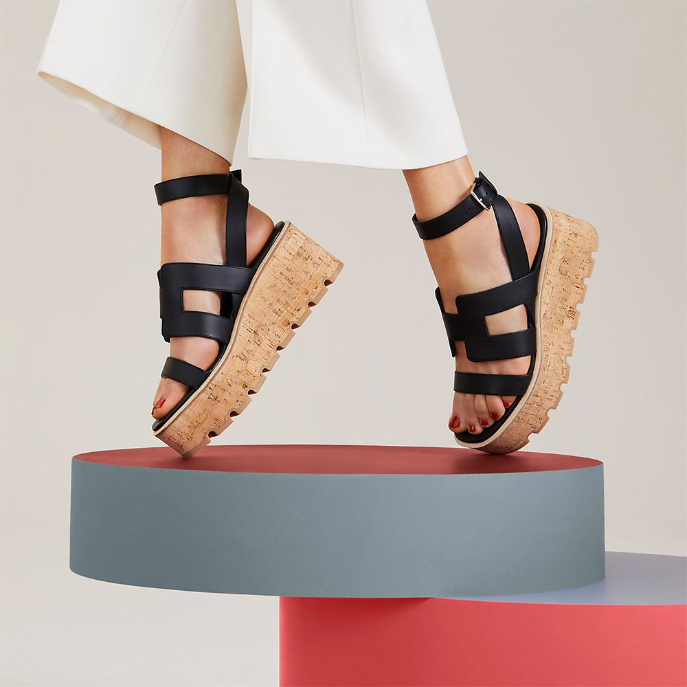 Hermès Havane 30 Sandals Black – voilà.id