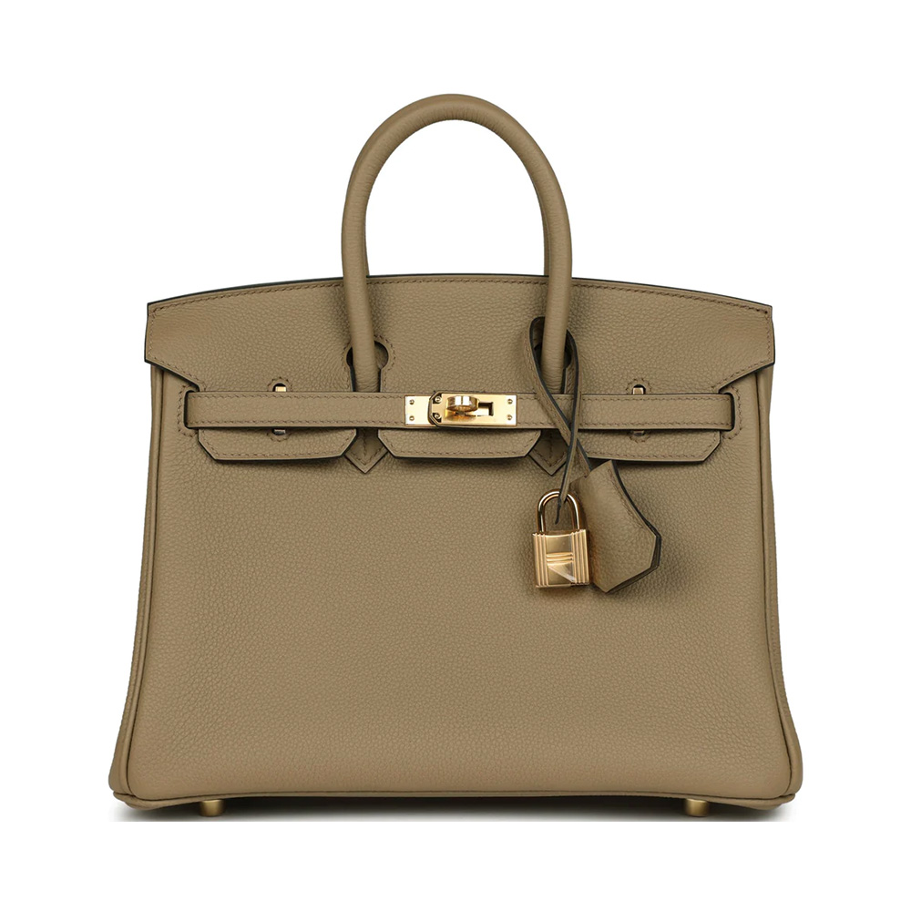 Epsom Hermes Leather Types Hermès Birkin 25 Etoupe Togo Ghw –