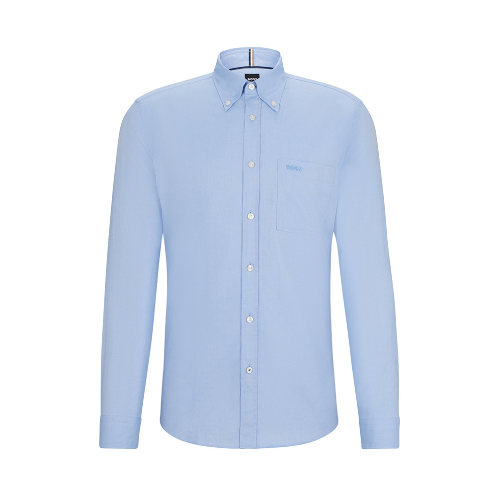 Chemise Homme Hugo Boss Luther 34F - Manches Longues Coton - Taille Regular - Neuf Avec Étiquettes