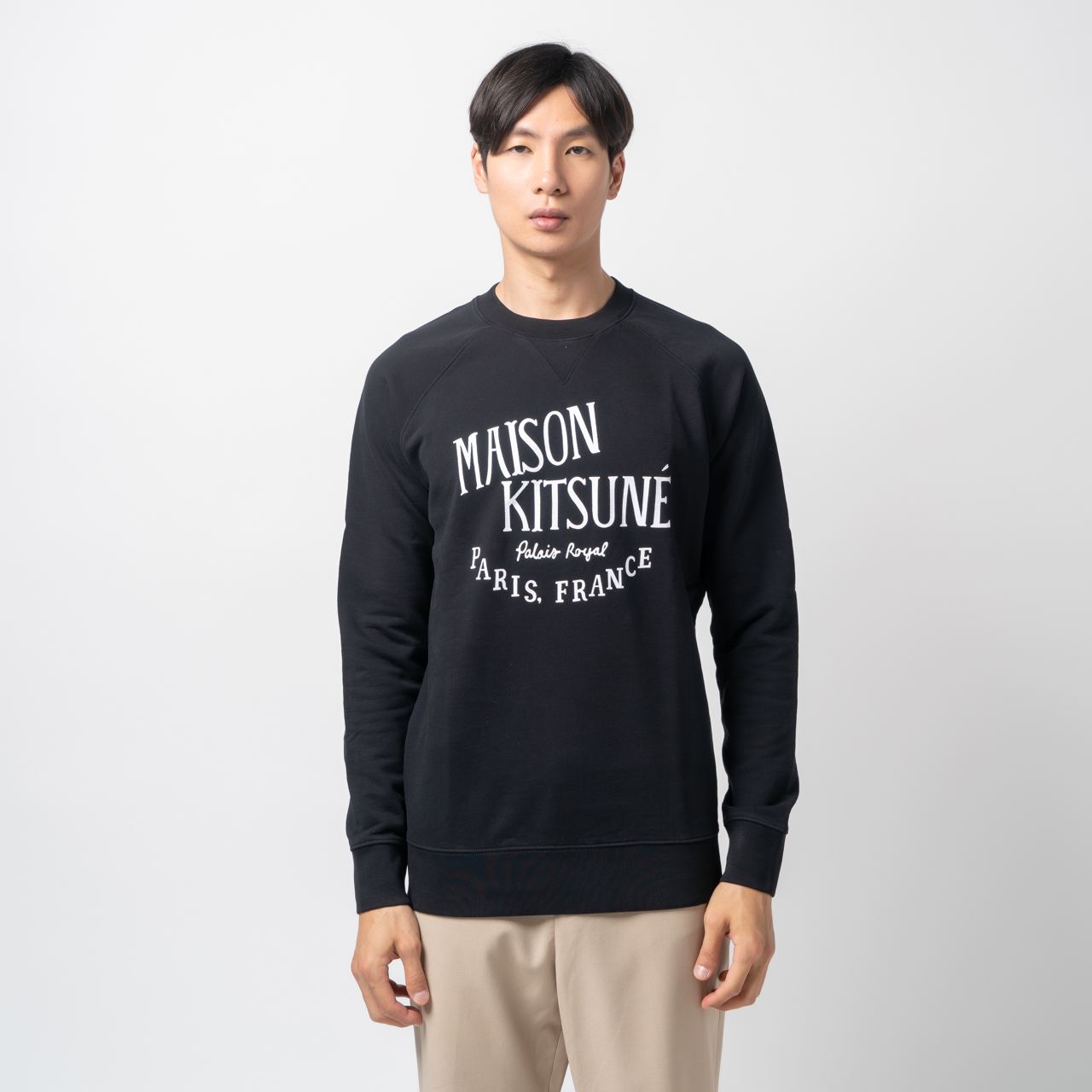 Maison Kitsune Palais Royal Classic Sweatshirt Black Man