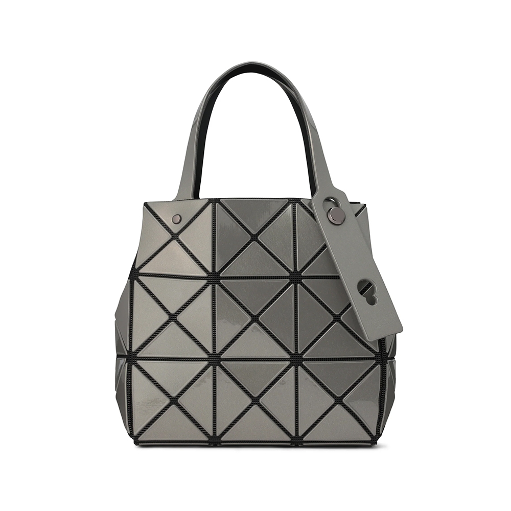 BAOBAO CARAT (大) ガンメタル Bao Bao Issey Miyake Carat Small Handbag Gunmetal – voilà.id