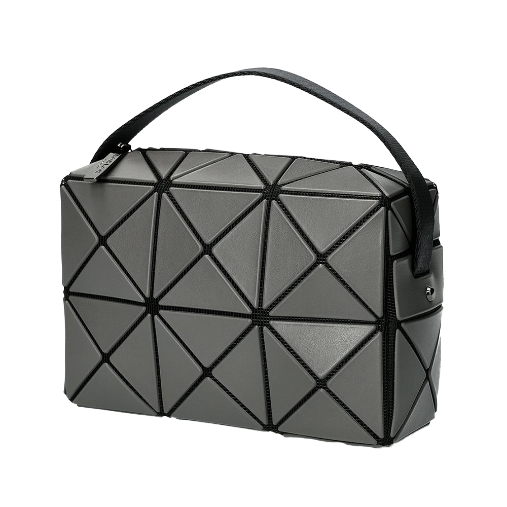 Bao Bao Issey Miyake Cuboid Matte Crossbody Bag Light Grey – voilà.id