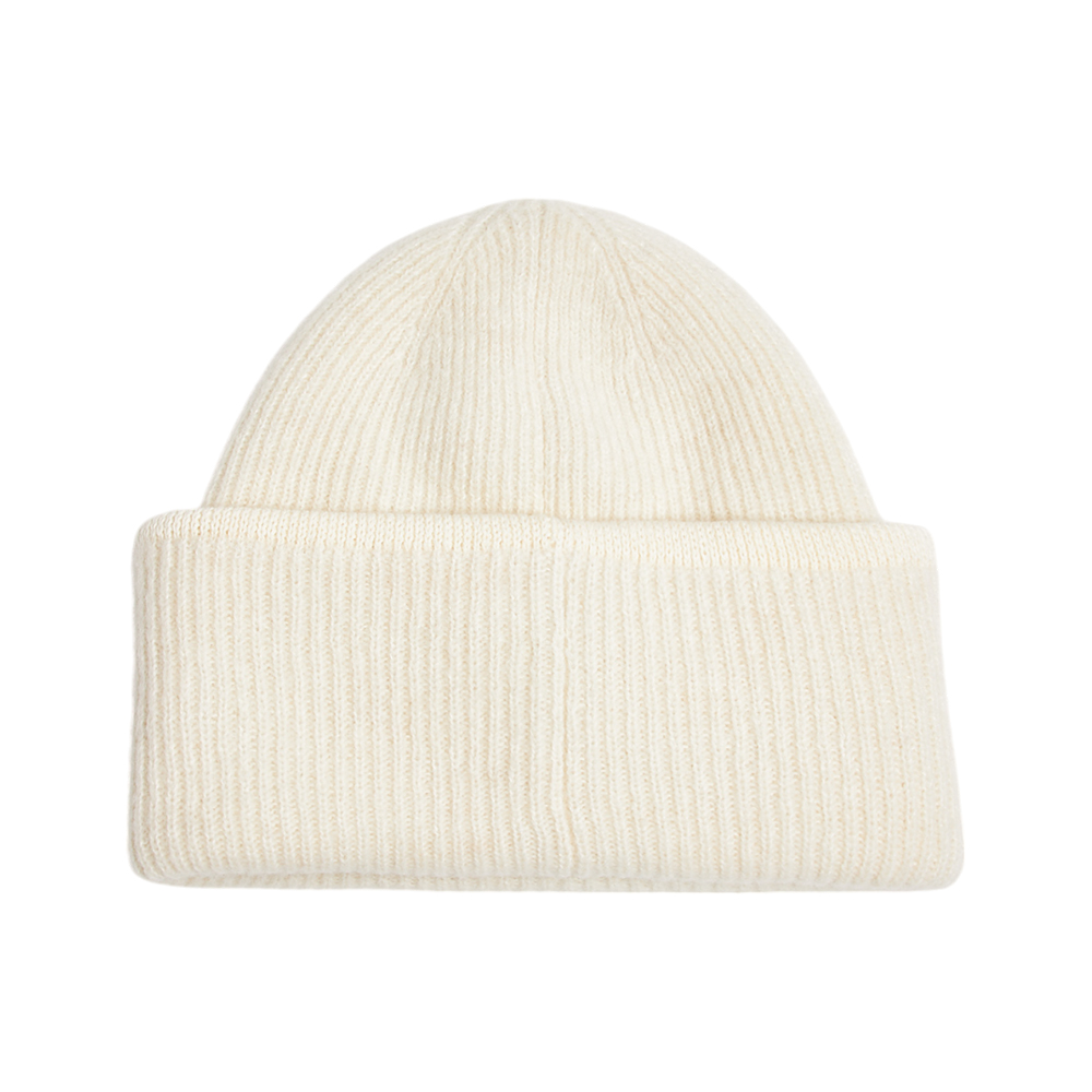 Jacquemus Gros Grain Logo Beanie Off White – voilà.id