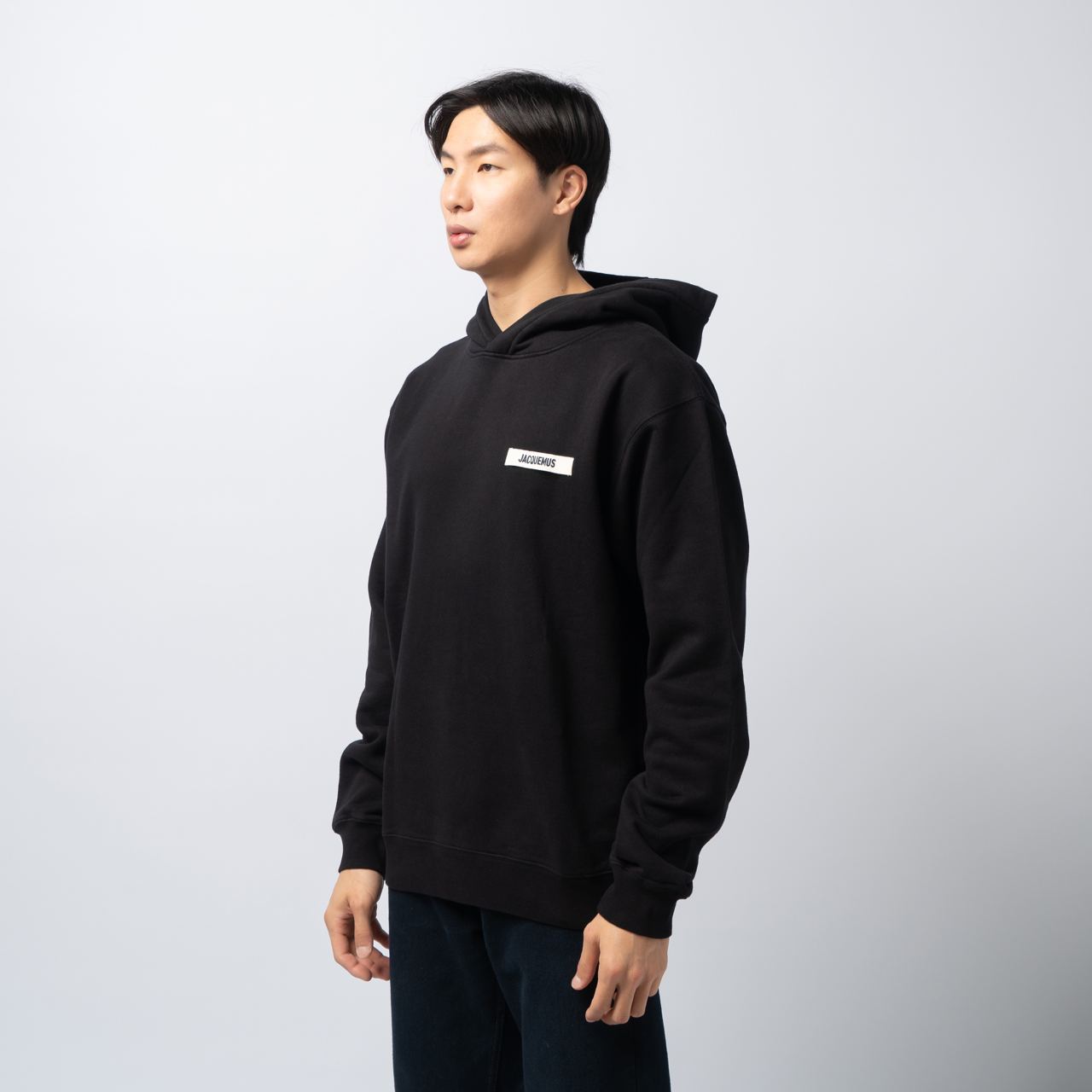パーカー・フーディ Jacquemus Men's Grosgrain Hoodie Black 245JS247-2036-990 The Gros Grain zipped hoodie by JACQUEMUS | Official website
