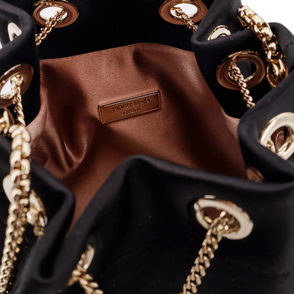 Jimmy Choo Bon Bon Satin Leather Handbag Ghw – voilà.id