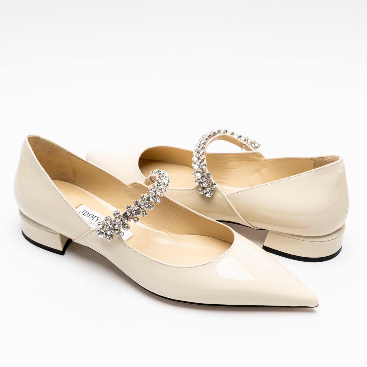 バレエシューズ Jimmy Choo BALLERINE SHOES (BINGPUMPFLATPAT MACARON) Bing Pump Flat|Macaron Patent Leather Flats| JIMMY CHOO
