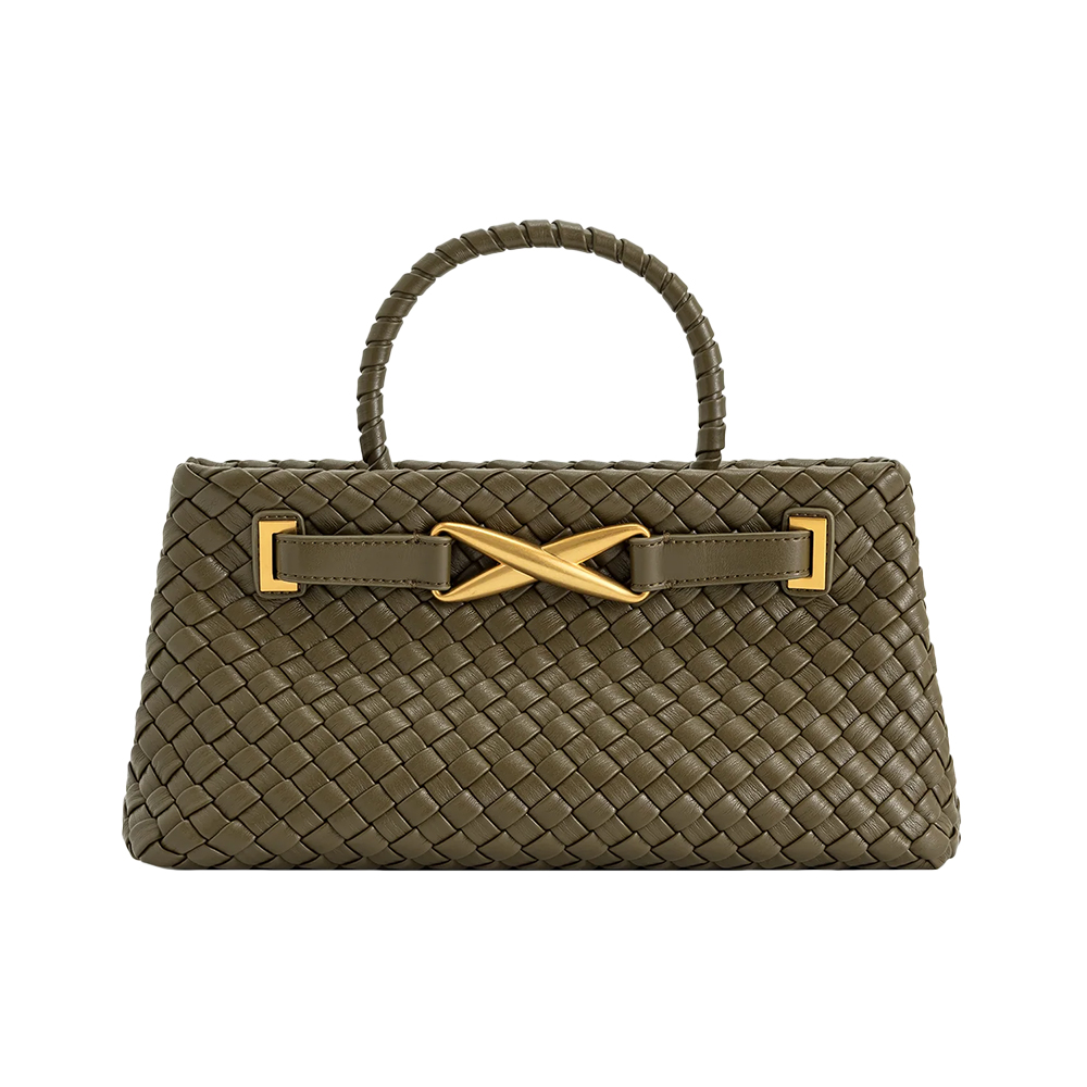 Elora Woven Bag - White