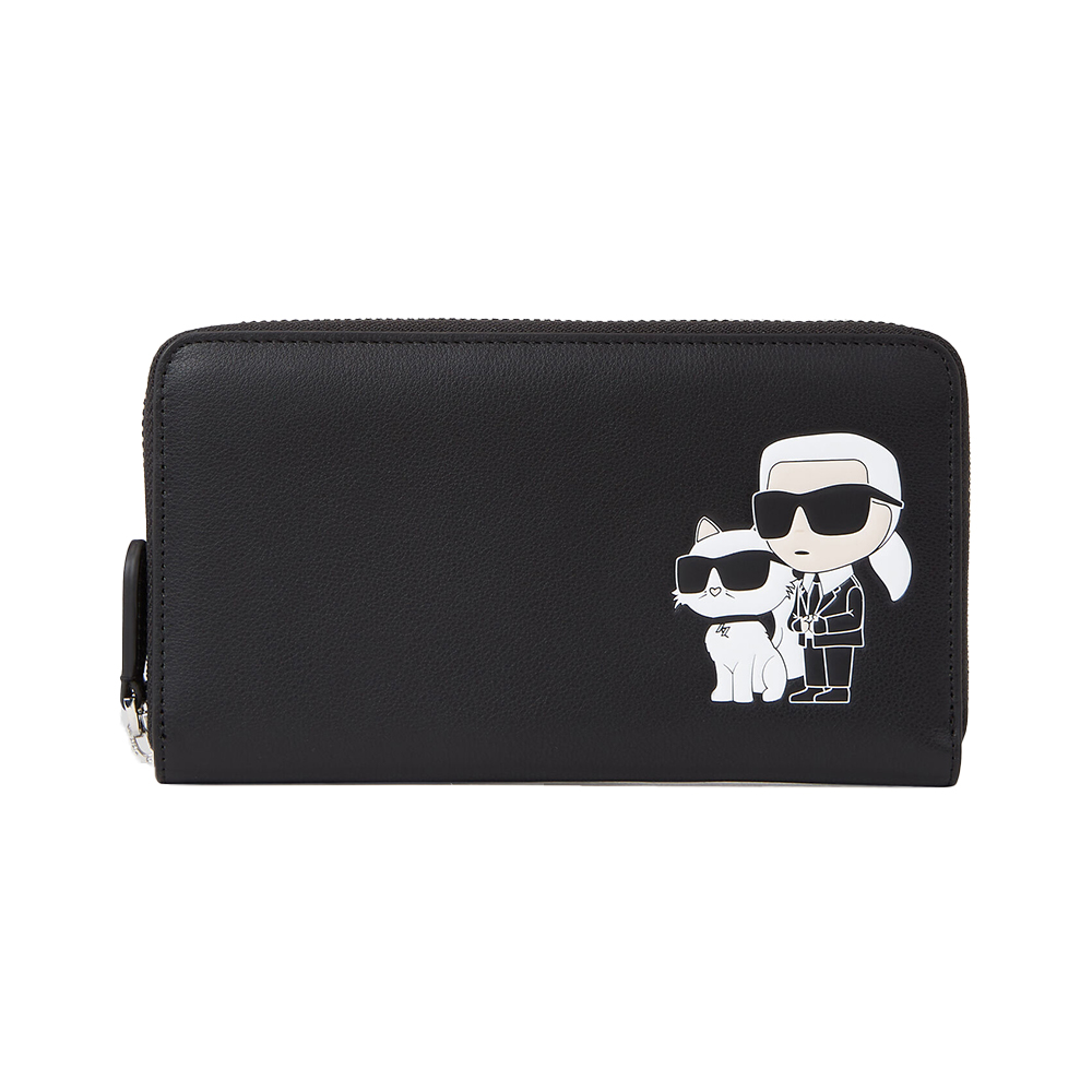 【新品未開封】KYRN wallet black Karl Lagerfeld K/Ikonik & Choupette Leather Continental
