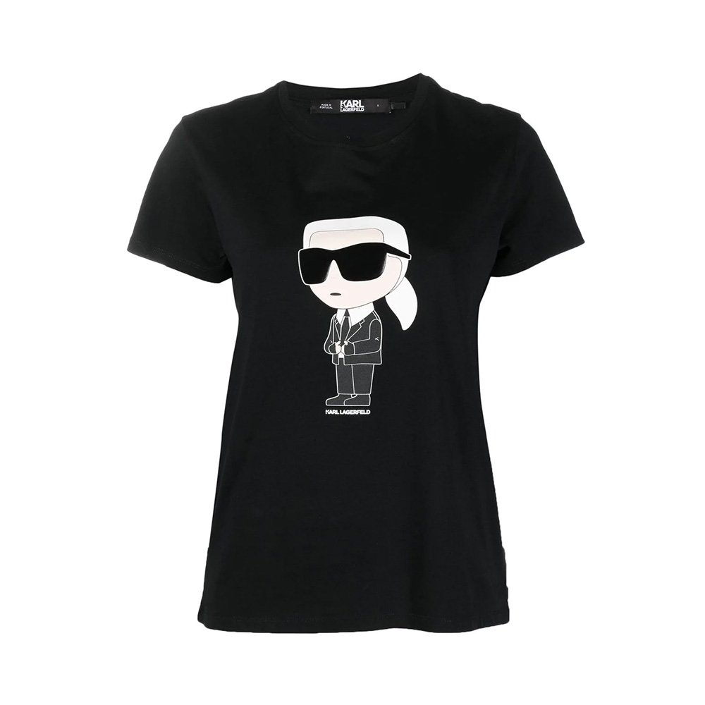 Karl Lagerfeld K/Ikonik 2.0 T-Shirt Black – voilà.id