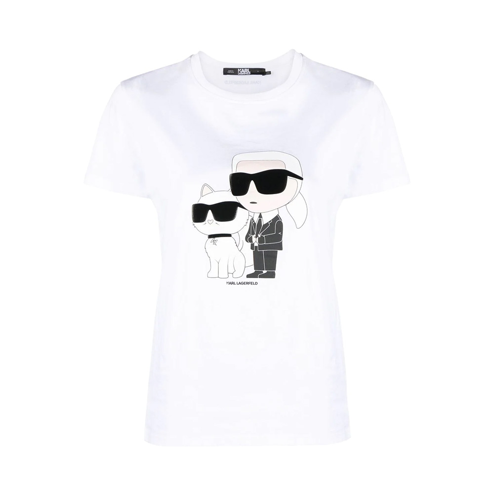 Choupette White Printed T-Shirt