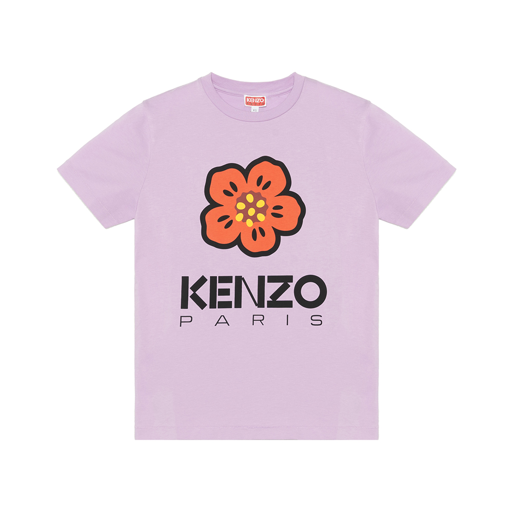Kenzo Boke Flower Print Loose Fit T-Shirt Wisteria Wom
