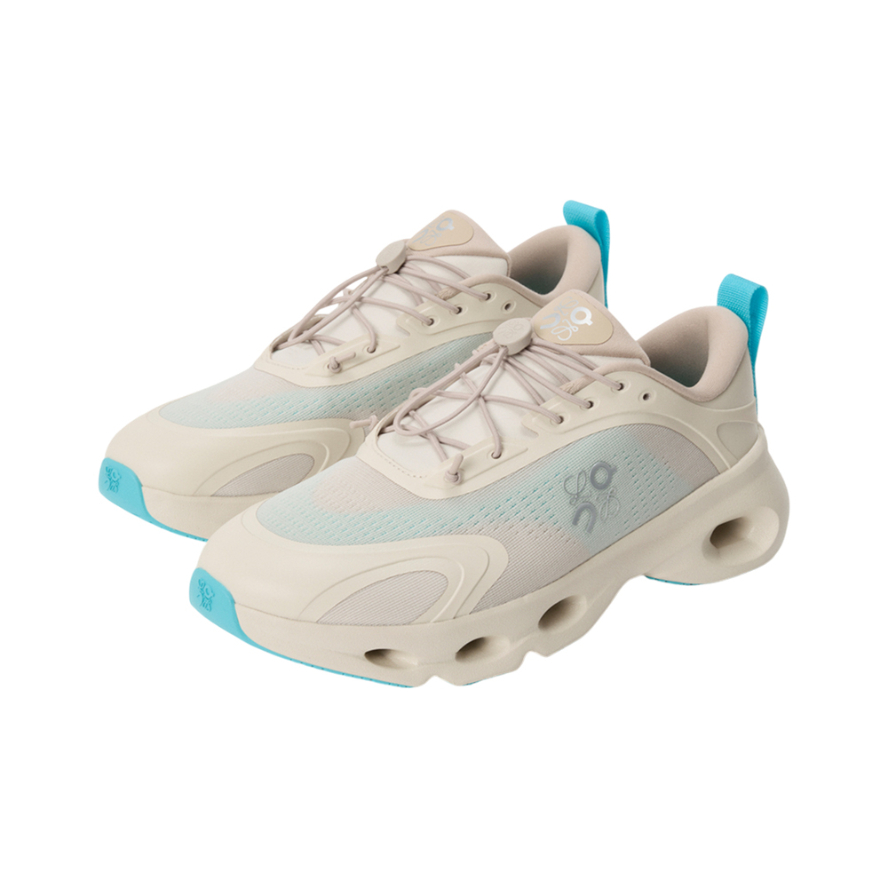 Loewe x ON Cloudsolo Low-Top Sneakers Sand/Turquoise Men – voilà.id