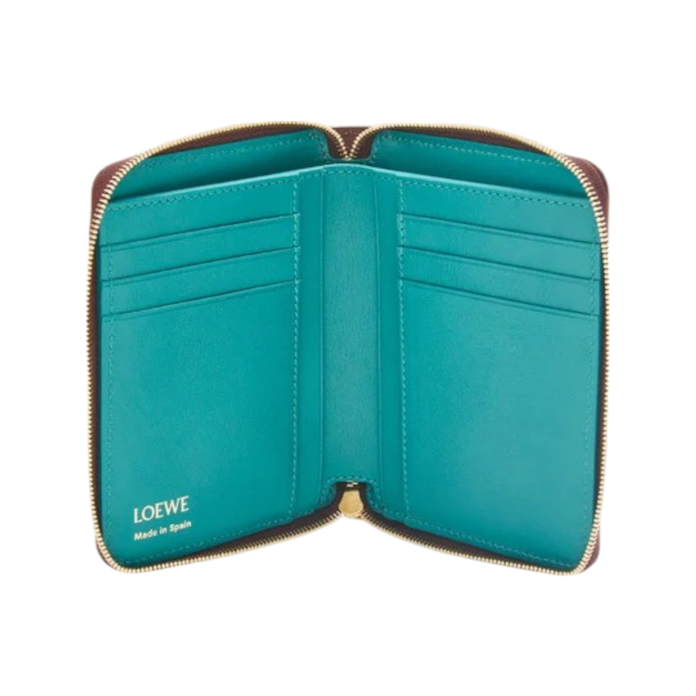 Loewe Knot Compact Zip Wallet Oak Black – voilà.id