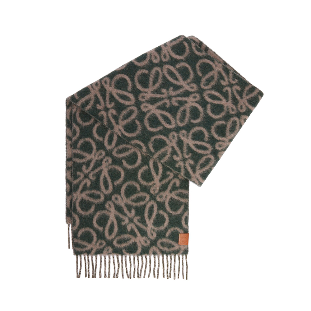 ANAGRAM 200 CM SCARF IN BEIGE MIX WHITE ALPACA AND WOOL 411851