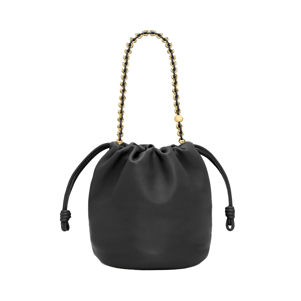 ショルダーバッグ・ポシェット LOEWE Flamenco Purse Bucket bag in mellow nappa lambskin Flamenco purse bucket in mellow nappa lambskin Black - LOEWE