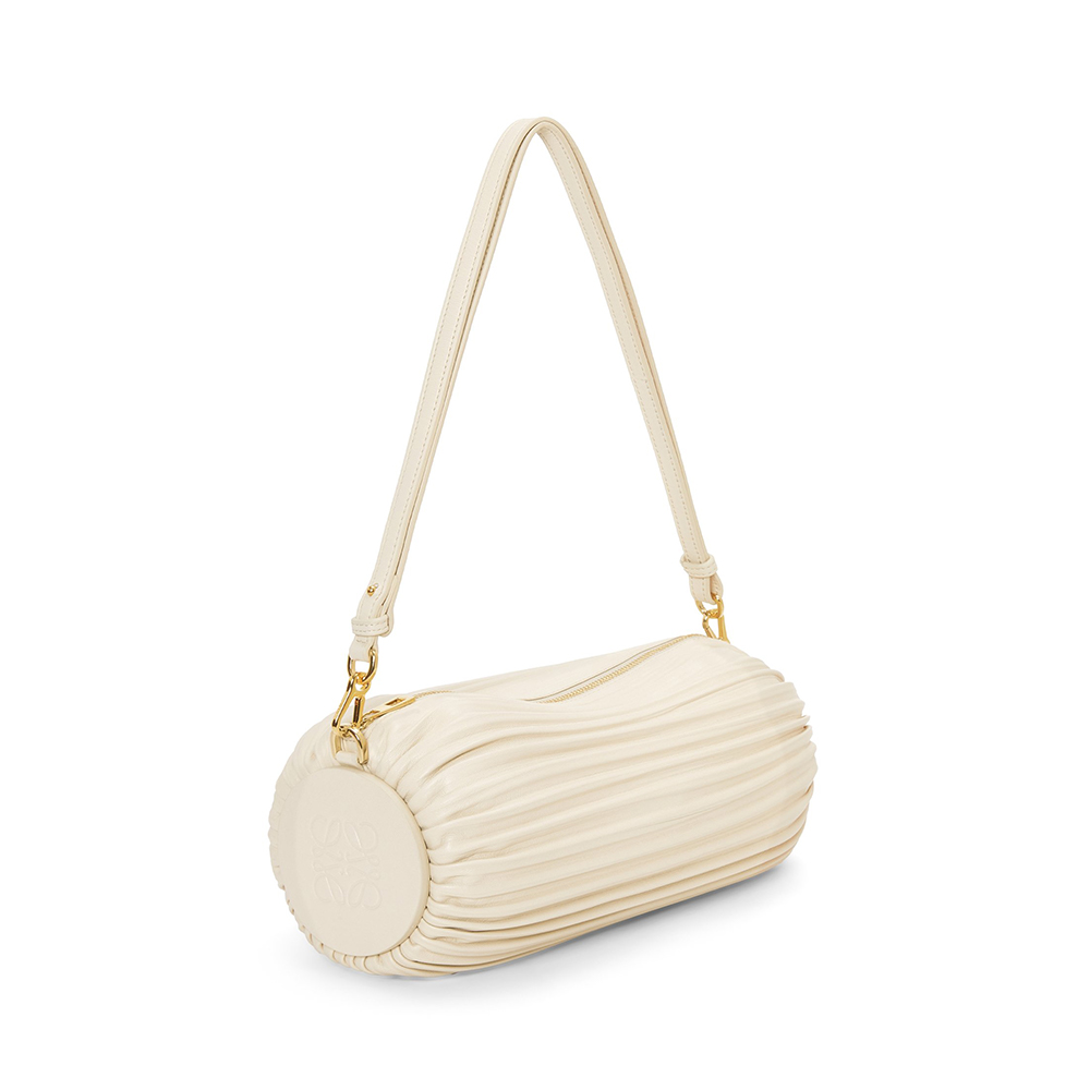 Loewe Bracelet Pouch Pleated Nappa Black – voilà.id