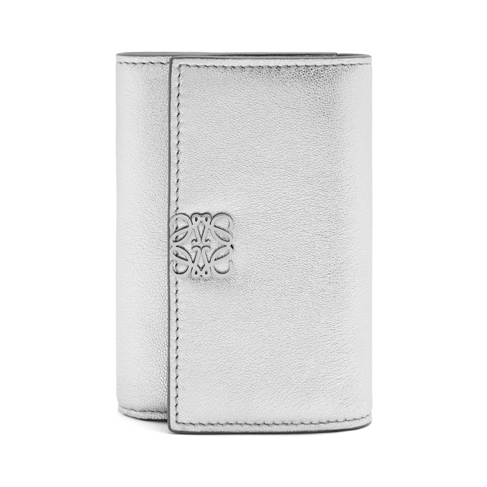 Loewe Small Anagram Puffer llic Vertical財布 Puffer Anagram small vertical wallet in shiny nappa calfskin