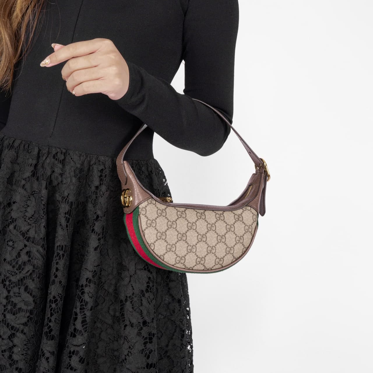 Gucci Ophidia Half Moon Bag Gucci Ophidia GG Small Bag Half-Moon