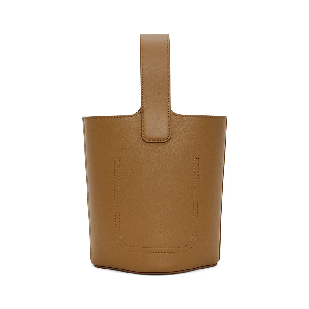 Loewe Mini Pebble Bucket Bag Mellow Calfskin Oak – voilà.id