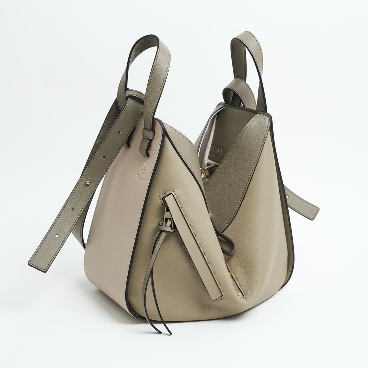 LOEWE HAMMOCK  Light Celadon  2WAYバッグ   国内発送 Loewe Hammock Small Ash Grey/Light Celadon – voilà.id