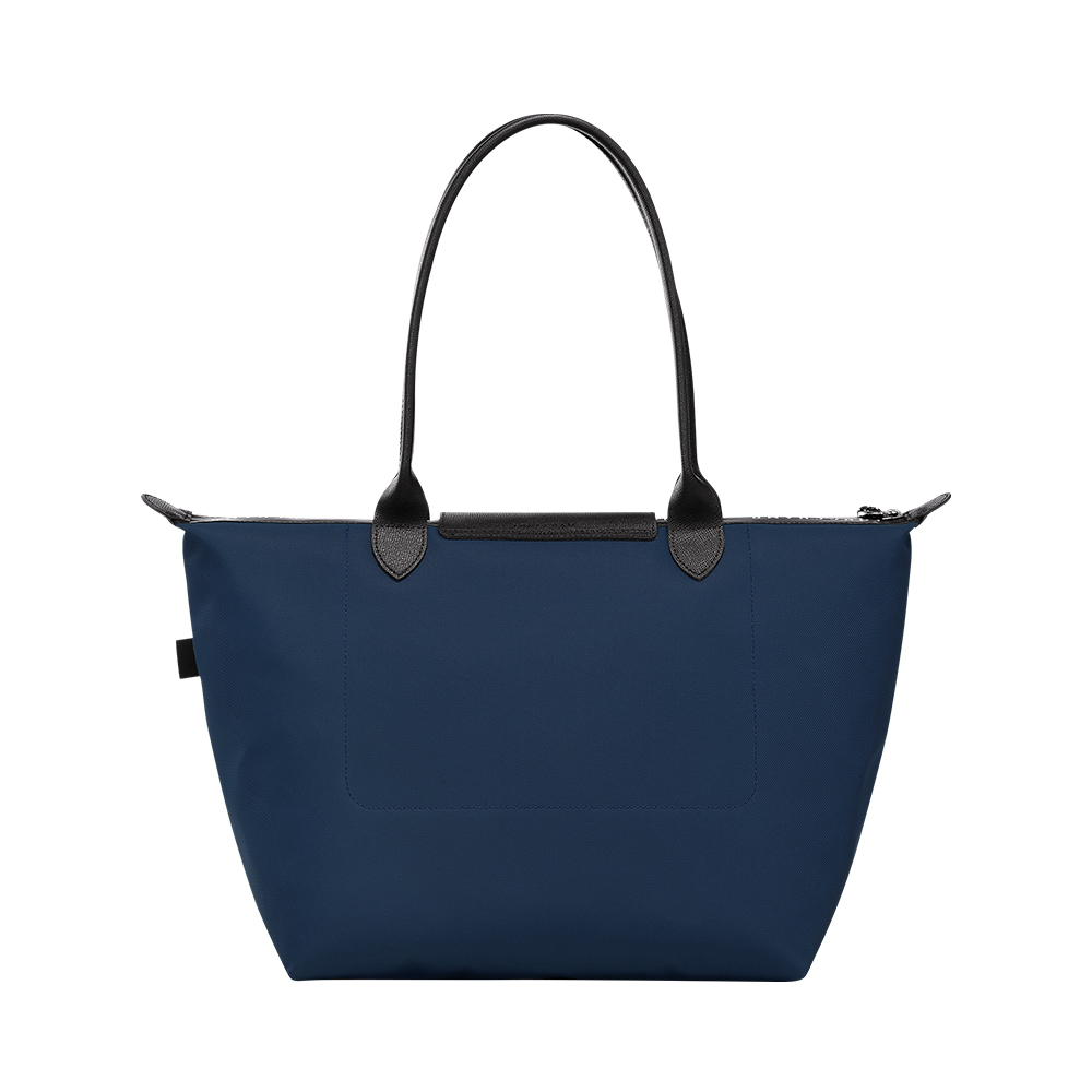 Leather Longchamp Pliage Sac Longchamp Bleu Marine Cuir Sac à Main