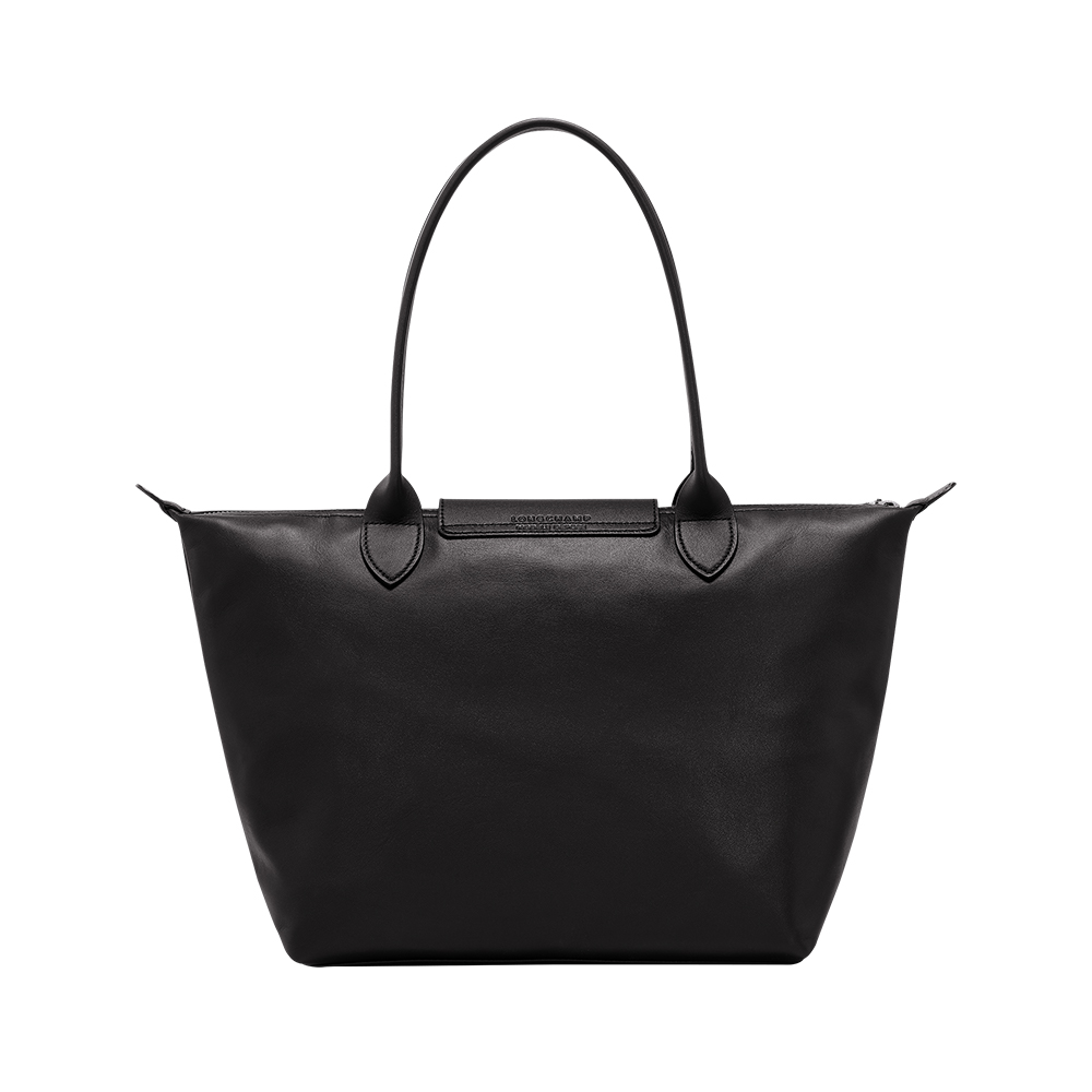 Longchamp black on black tote store