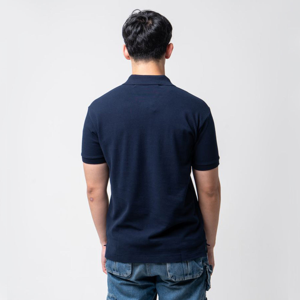 Comme Des Garcons Play Heart-Patch Polo Shirt Navy Man