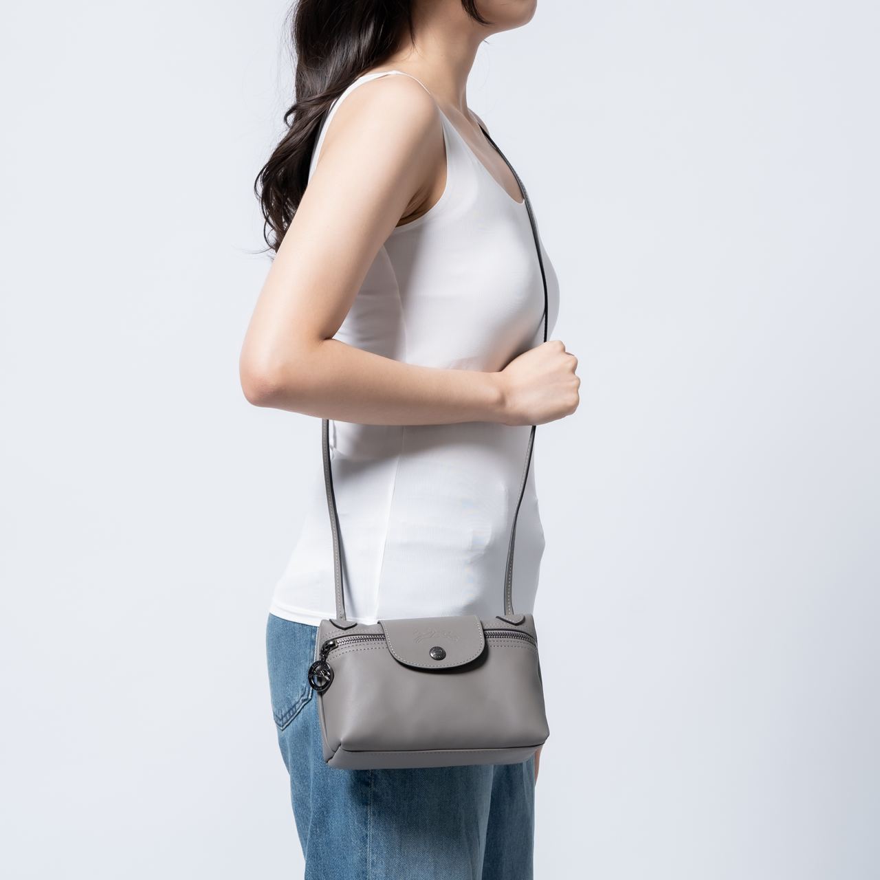 Longchamp Le Pliage Xtra Crossbody Bag Ecru – voilà.id
