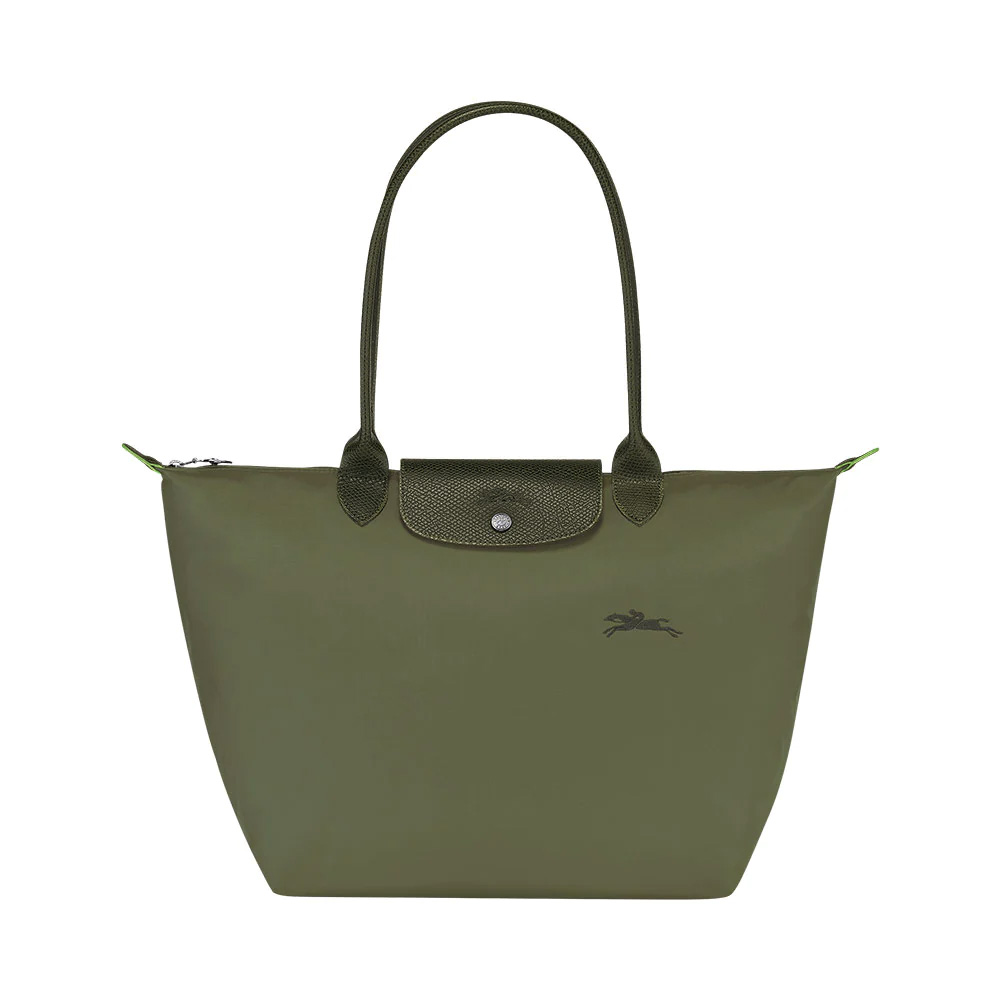 Longchamp Le Pliage Green Large Tote Bag Forest – voilà.id