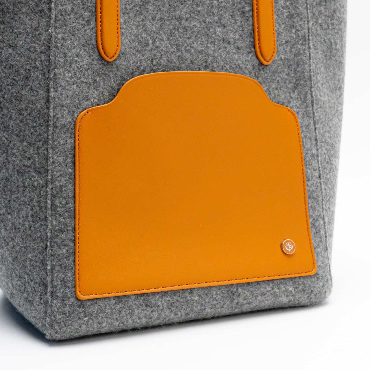 Loro Piana Sesia Leather Trimmed Cashmere Tote Gray Tan – voilà.id