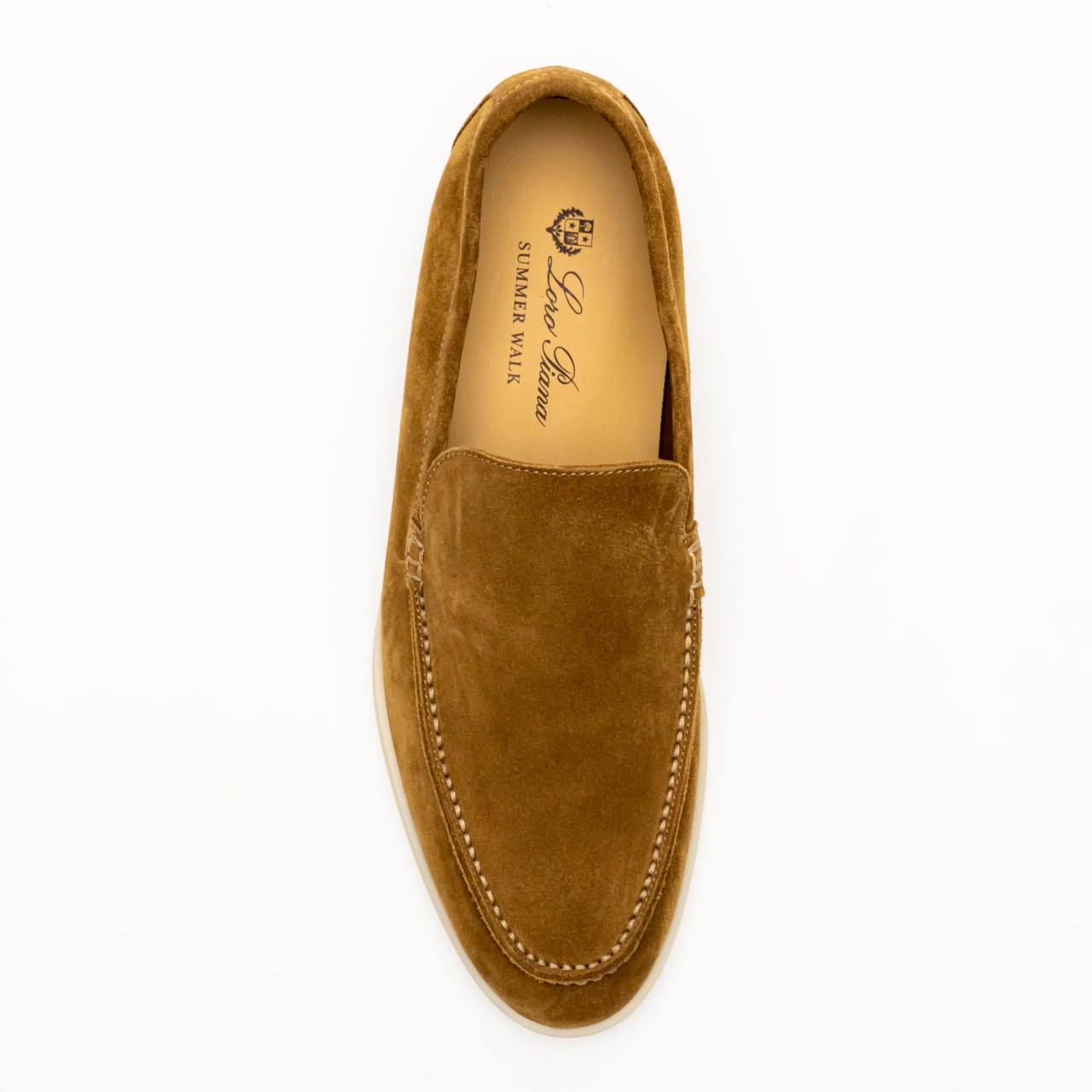Loro Piana Summer Walk Loafers Suede Tan – voilà.id