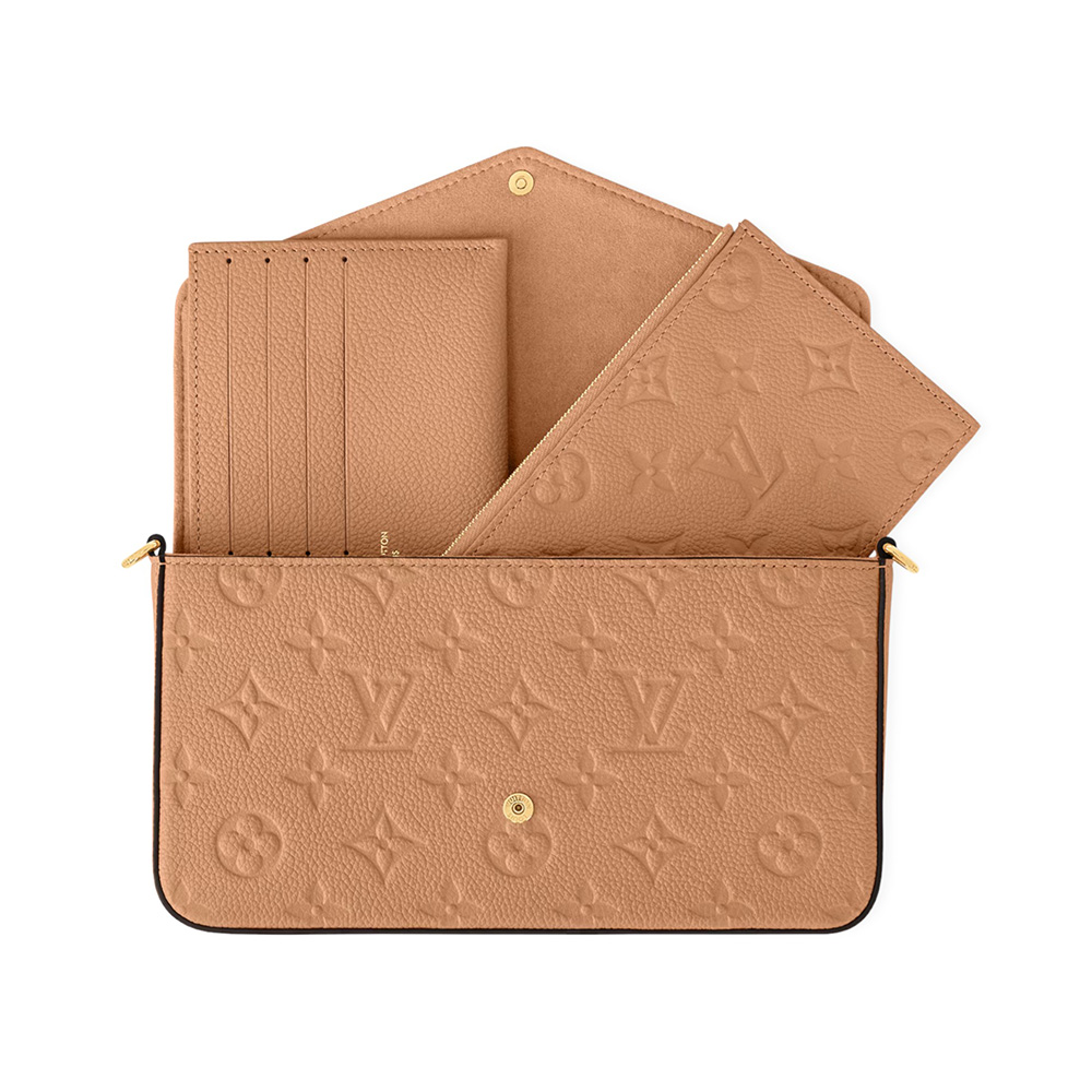Félicie Pochette in zwart Monogram Empreinte leer : r/Louisvuitton