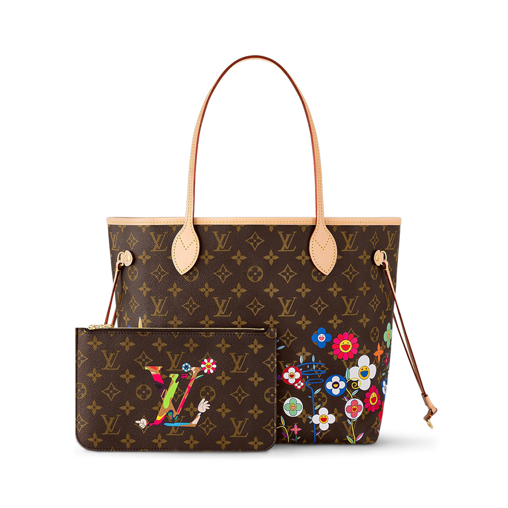 Louis Vuitton LV x TM Neverfull MM Monogram Coated Canvas