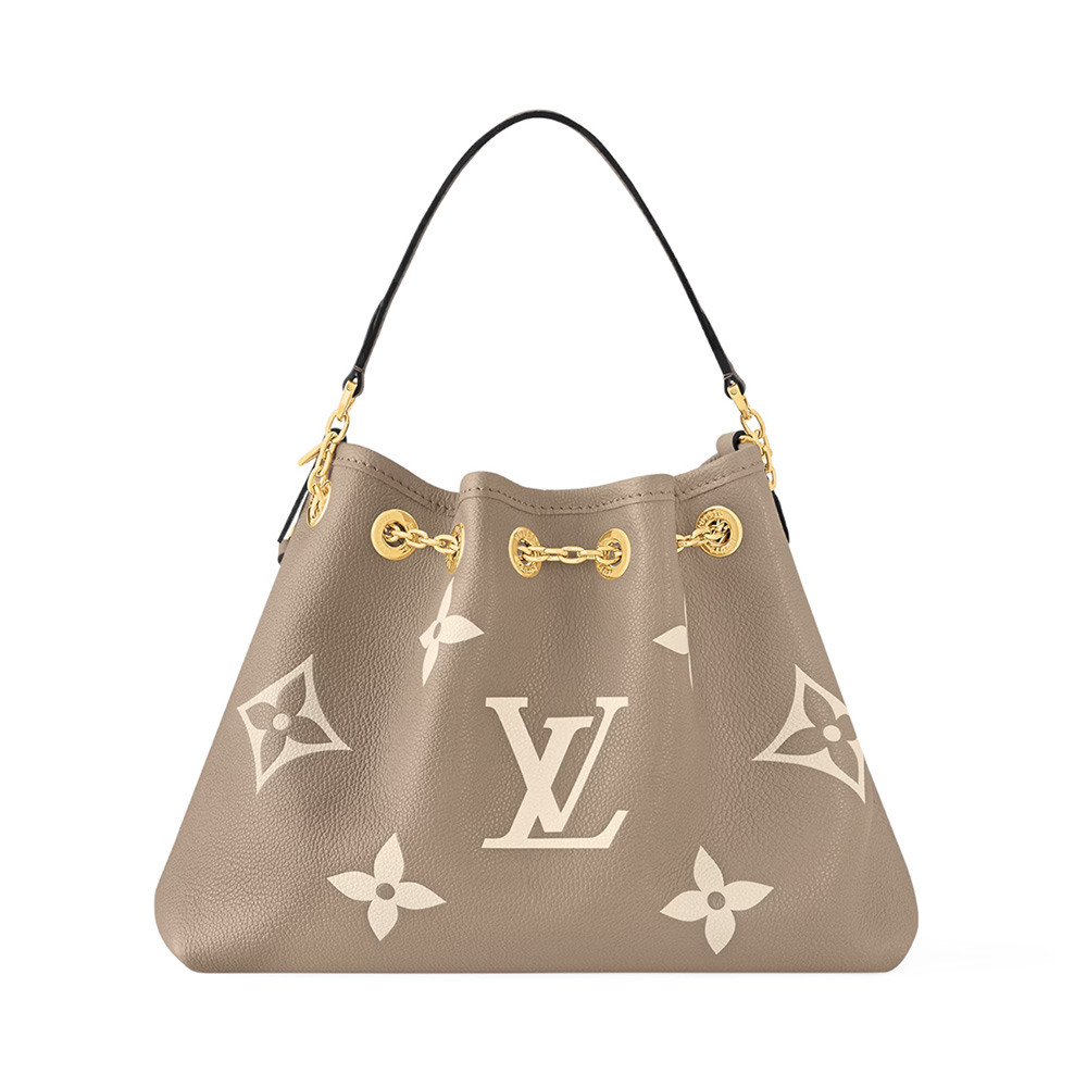 LV Bundle Bicolor Monogram Empreinte Leather Tourterelle Grey/Cream