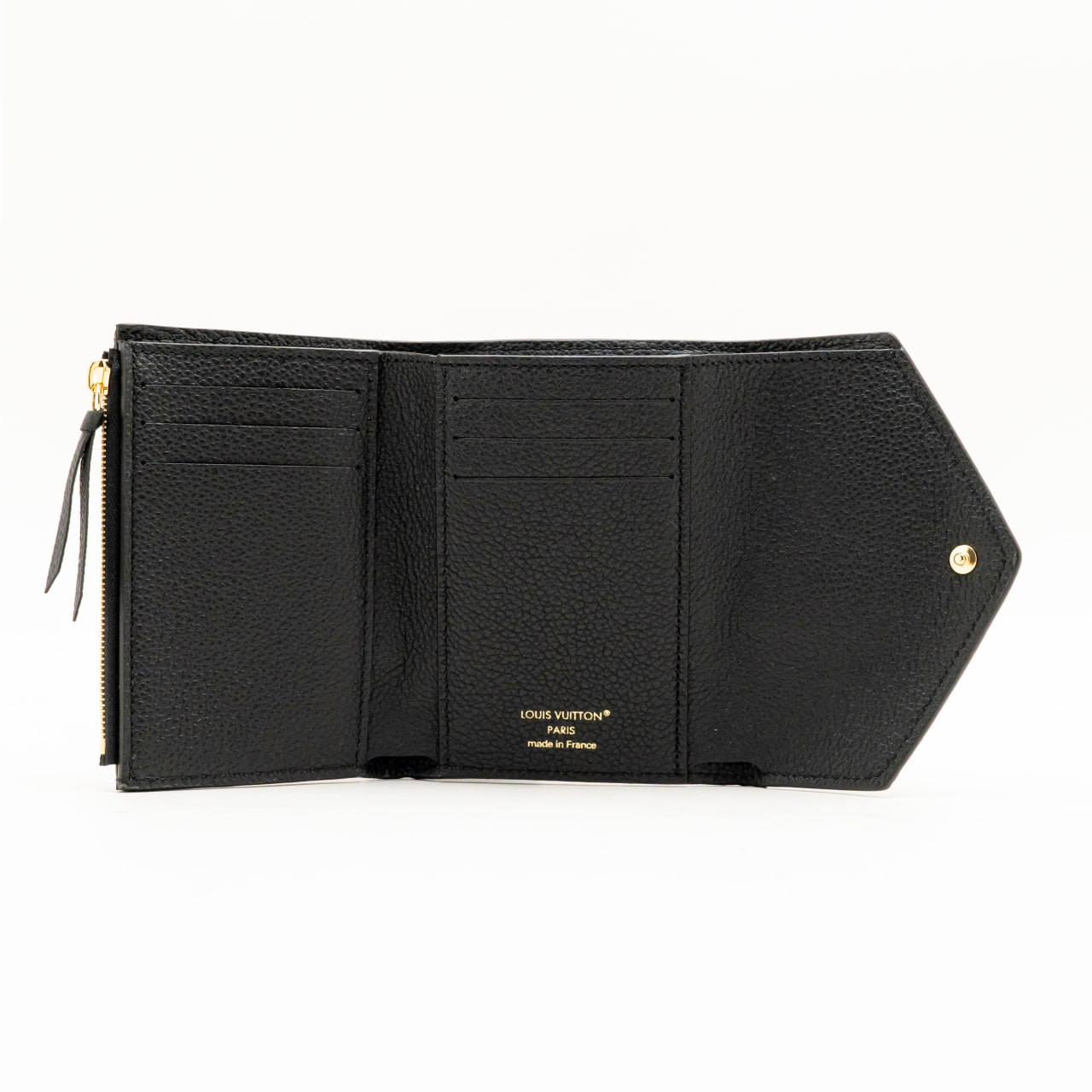 小物 Louis Vuitton Victorine Wallet Noir Victorine Wallet Monogram Empreinte Leather - Wallets and