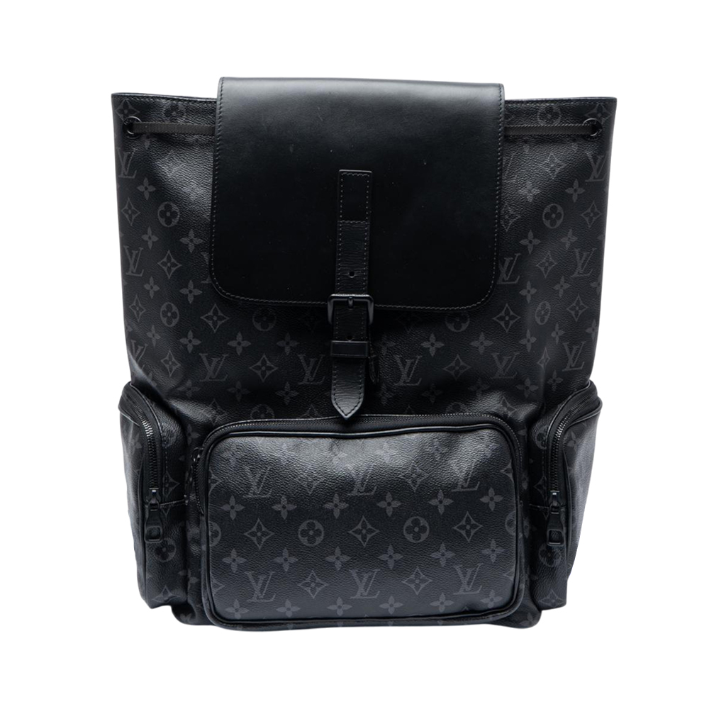 backpack trio louis vuitton price Monogram Eclipse – Savonches a secure magnetic closure system and multiple pockets inside and out. Louis Vuitton Monogram Trio Backpack
